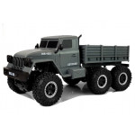 Vojenský nákladný automobil 6x6 RC - sivý
